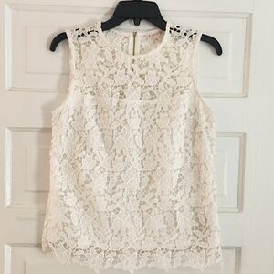 Nanette Lepore Lace Tank Top - M